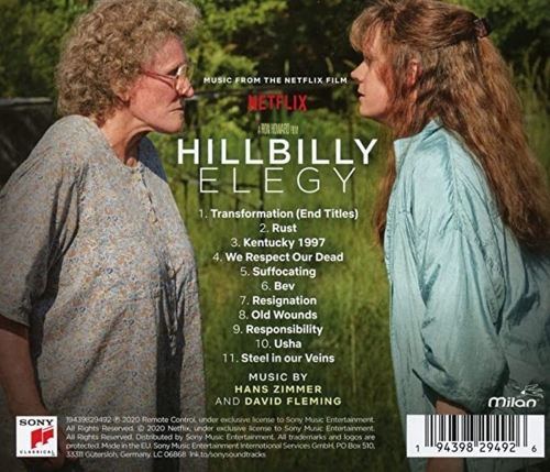 Картинка Hans Zimmer Hillbilly Elegy Soundtrack (LP) Sony Music 401631 194398295015 фото 2