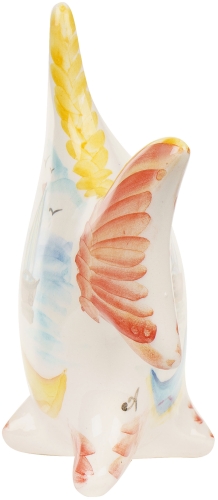 Картинка Фигурка малая Рыба Месяц с парусником керамическая декоративная авторской ручной работы КМ Ариадна КМА-ФД-08 2424680005656 фото 4