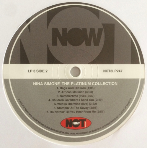 Картинка Nina Simone The Platinum Collection White Vinyl (3LP) NotNowMusic 395369 5060403742476 фото 7