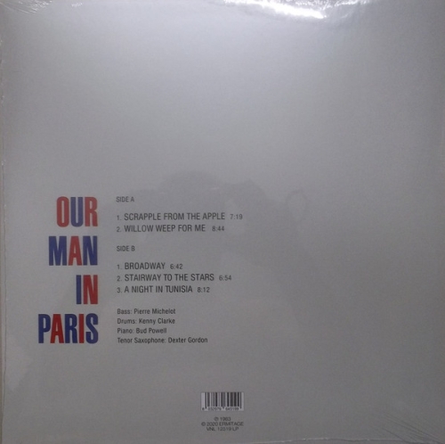Картинка Dexter Gordon Our Man In Paris Clear Vinyl (LP) Ermitage 401406 8032979645199 фото 2