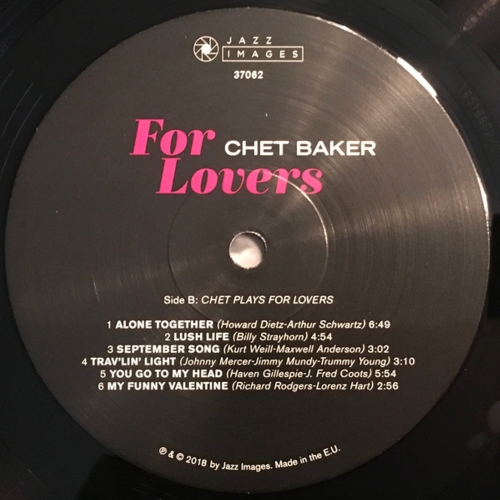 Картинка Chet Baker For Lovers William Claxton Collection (LP) Jazz Images Music 402024 8436569191057 фото 4