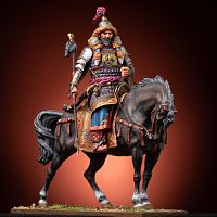 Картинка Оловянная миниатюра Чингисхан - сотрясатель вселенной Балтийская коллекция солдатиков 3.2-008 2424680007872