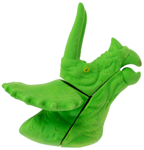 Картинка Ластик пазл в форме динозавра Dino World 045299/зеленый 4010070341138 фото 2