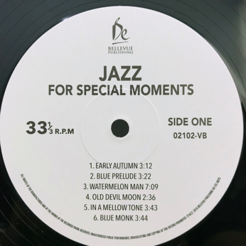 Картинка Jazz For Special Moments Various Artists (LP) Bellevue 399210 5711053021021 фото 3