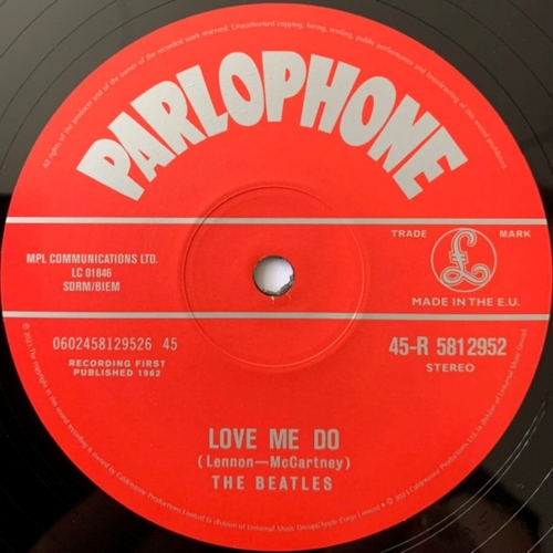 Картинка The Beatles Now And Then / Love Me Do 12" Vinyl Single (LP) Apple Records Music 401982 602458129526 фото 4