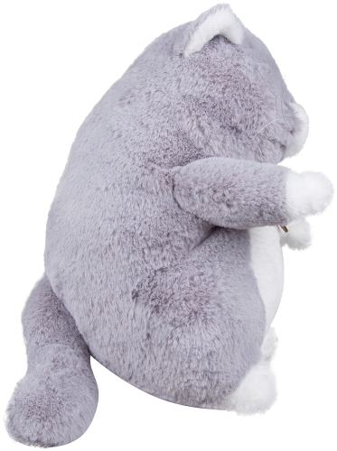 Картинка Игрушка мягкая Толстый кот 26 см (серый) Lapkin AT365273 4627093652730 фото 4