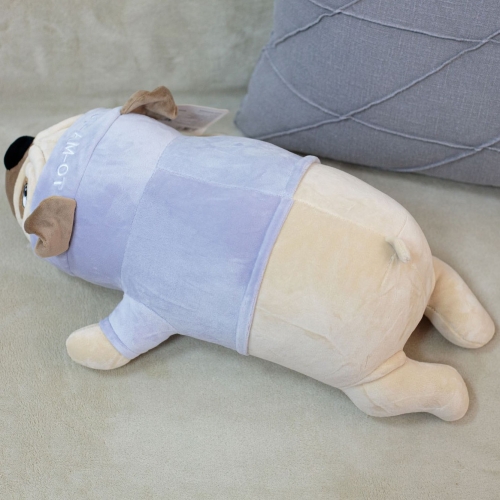 Картинка Мягкая игрушка Собака Мопс 45 см в сиреневой толстовке ТО-МА-ТО DL404513422LB 4610136046726 фото 3
