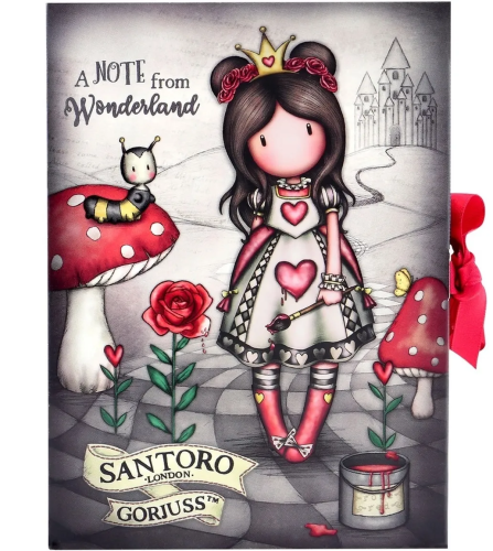 Картинка Набор конвертов и открыток для переписки Gorjuss Wonderland Finding My Way Санторо для девочек SL1094GJ01 5018997634370