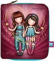 Картинка Кошелек складной Gorjuss Fairground Fireworks Санторо для девочек Santoro London SL483GJ29 2038254051255