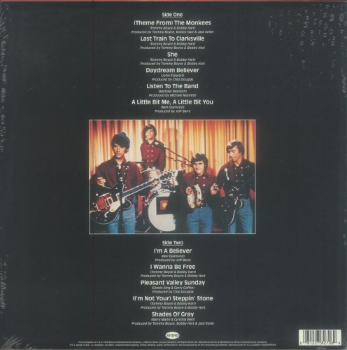 Картинка The Monkees Greatest Hits Yellow-Flame Vinyl (LP) Warner Music 402109 081227827069 фото 3