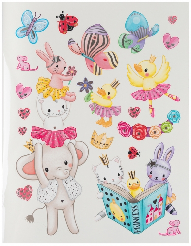 Картинка Альбом для раскрашивания с наклейками Princess Mimi Принцесса Мими (103 Stickers) 0410870/0010870 4010070429713 фото 6