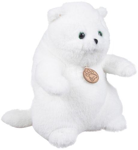 Картинка Игрушка мягкая Толстый кот 26 см (белый) Lapkin AT365272 4627093652723 фото 3