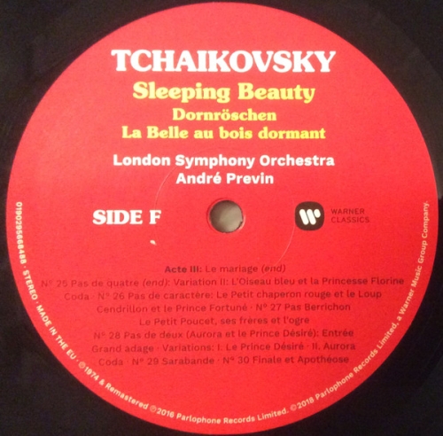 Картинка Tchaikovsky Sleeping Beauty Andre Previn (3LP) Warner Classics 395641 190295668488 фото 8