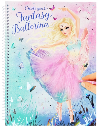 Картинка Альбом для раскрашивания Fantasy Model Балерина 0411051/0011051 4010070450182