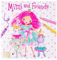 Картинка Альбом для раскрашивания Princess Mimi Мими и друзья 0410623/0010623 4010070412289