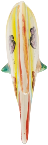 Картинка Фигурка Рыба Кот с бабочкой керамическая декоративная авторской ручной работы КМ Ариадна КМА-ФД-15 2424680005816 фото 5