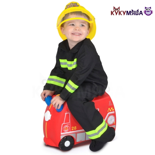 Картинка Детский чемодан Пожарный Фрэнк на колесиках Trunki 0254-GB01 5055192202546 фото 5