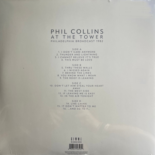 Картинка Phil Collins At The Tower Philadelphia Broadcast 1982 (2LP) Gimme Recordings Music 402085 803341565951 фото 3