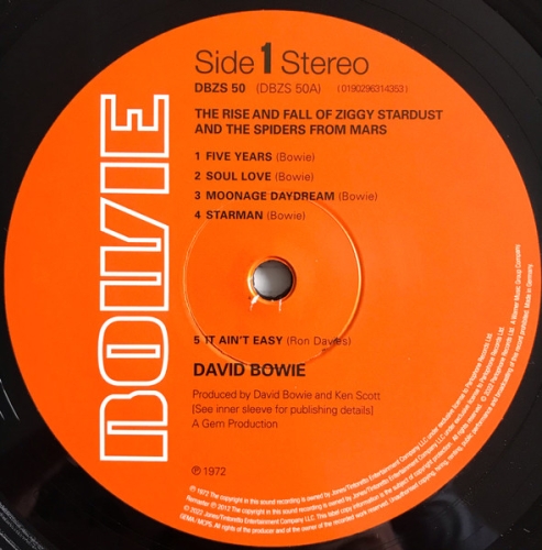 Картинка David Bowie The Rise And Fall Of Ziggy Stardust And The Spiders From Mars (LP) Parlophone 401634 190296314353 фото 5