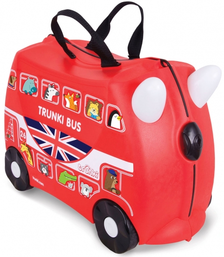 Картинка Детский чемодан Автобус Борис на колесиках Trunki 0186-GB01-P4 5055192201860