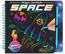 Картинка Мини-Альбом для творчества Волшебное царапание Космос Trends Magic Scratch Space 0411404 4010070569143
