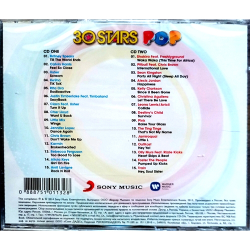 Картинка 30 Stars Pop Hits Various Artists (2CD) Warner Music Russia 401226 888751011328 фото 4