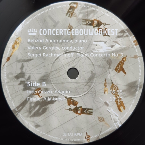 Картинка Rachmaninoff Piano Concerto No.3 Abduraimov, Gergiev Concertgebouworkest (LP) RCO Live 401760 190296871986 фото 4