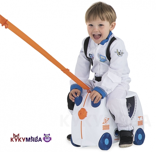 Картинка Детский чемодан Космический корабль Скай на колесиках Trunki 0311-GB01 5055192203116 фото 6