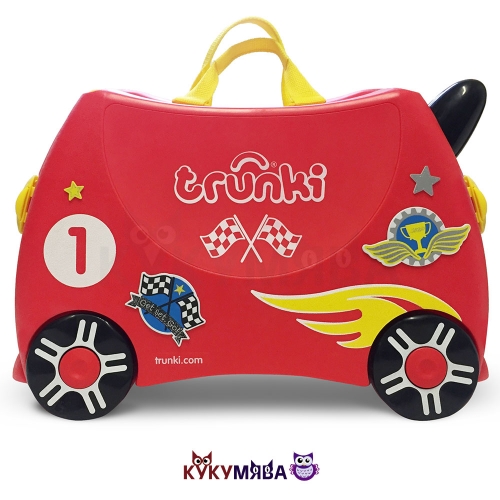 Картинка Детский чемодан Гоночная машинка Рокко Trunki 0321-GB01 5055192203215 фото 3