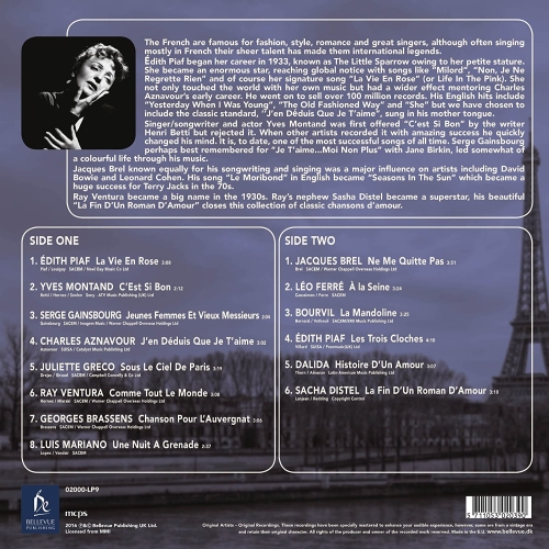 Картинка L'Amour A Paris Various Artists (LP) Bellevue 398714 5711053020390 фото 2