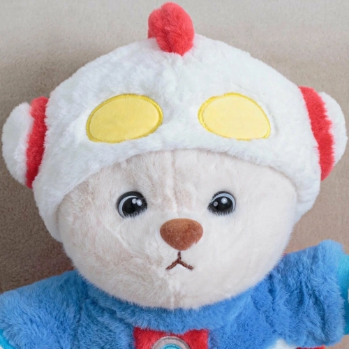 Картинка Мягкая игрушка Мишка в пижаме супергероя 40 см ТО-МА-ТО DL604018508W 4660185252807 фото 5