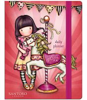 Картинка Ежедневник недатированный Gorjuss Fairground Stationery Carousel Санторо для девочек SL975GJ08 2038254050760