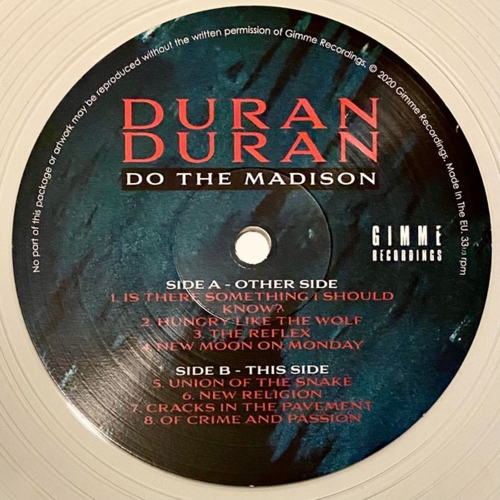 Картинка Duran Duran Do The Madison Clear Vinyl (2LP) Gimme Recordings Music 402121 803341576810 фото 4