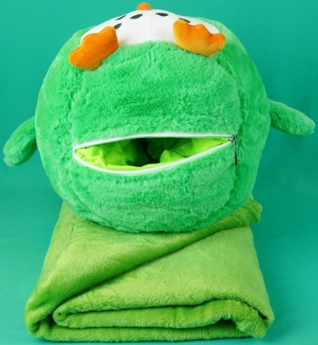 Картинка Мягкая игрушка Сова с пледом 28 см (зеленая) ТО-МА-ТО DL402813002GN 4610136046191 фото 7