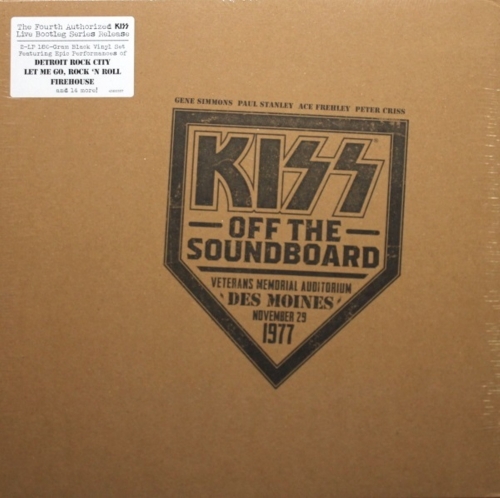 Картинка Kiss Off The Soundboard Veterans Memorial Auditorium Des Moines November 1977 Black Vinyl (2LP) Universal Music 401969 602445825578