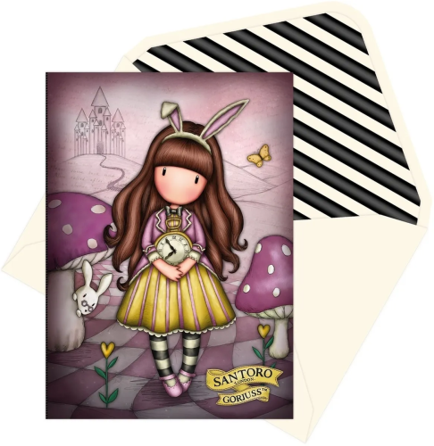 Картинка Набор конвертов и открыток для переписки Gorjuss Wonderland Finding My Way Санторо для девочек SL1094GJ01 5018997634370 фото 2