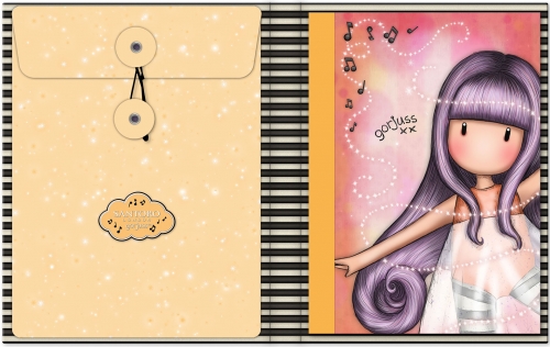 Картинка Канцелярский набор с блокнотом Gorjuss Melodies Little Dancer SL602GJ14 5018997636169 фото 2