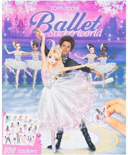 Картинка Альбом для творчества с наклейками TOPModel Ballet Stickerworld Балет стикеры Топ модель Балерина 0411581/0011581 4010070586850
