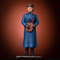 Картинка Оловянная миниатюра Капитан милиции в зимней форме одежды образца 1965 года Балтийская коллекция солдатиков ПР-53-01 2424680007186