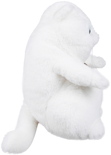 Картинка Игрушка мягкая Толстый кот 26 см (белый) Lapkin AT365272 4627093652723 фото 4
