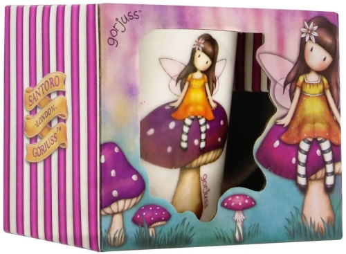 Картинка Кружка керамическая маленькая 250 мл Gorjuss Marigold Fairy Санторо для девочек Santoro London SL932GJ06 2000286141624 фото 2