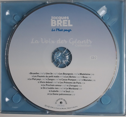 Картинка Jacques Brel Ne Me Quitte Pas - Le Plat Pays (2CD) Le Chant Du Monde Music 400138 3149024267123 фото 4