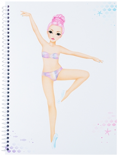 Картинка Альбом для раскрашивания Fantasy Model Балерина 0411051/0011051 4010070450182 фото 8