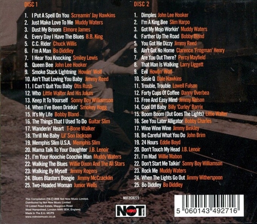 Картинка Essential Blues Anthology 50 Original Classics Various Artists (2CD) NotNowMusic 398654 5060143492716 фото 2
