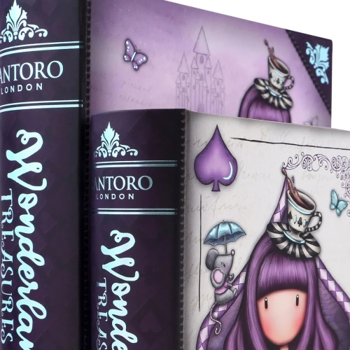 Картинка Набор из двух шкатулок для хранения в форме книги Gorjuss Wonderland A Little More Tea Санторо Santoro London SL411GJ10 5018997634530 фото 5