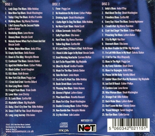 Картинка Ladies Sing The Blues 75 Original Classics Various Artists (3CD) NotNowMusic 397482 5060342021151 фото 2