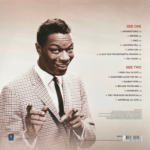 Картинка Nat King Cole The Unforgettable (LP) Bellevue 401395 5711053021403 фото 2