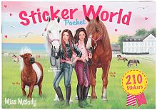 Картинка Мини-альбом с наклейками Miss Melody Sticker World Pocket 0410131/0010131 4010070378714