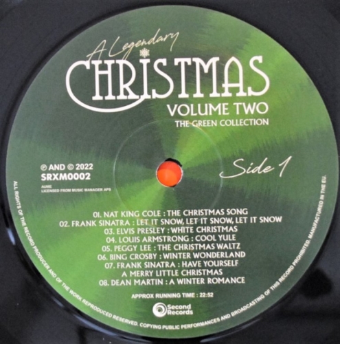 Картинка A Legendary Christmas Vol 2 The Green Collection (Black Vinyl) (LP) Second Records 401530 9003829988086 фото 4