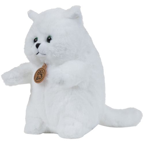 Картинка Игрушка мягкая Толстый кот 20 см (белый) Lapkin AT365248 4627093652488 фото 3